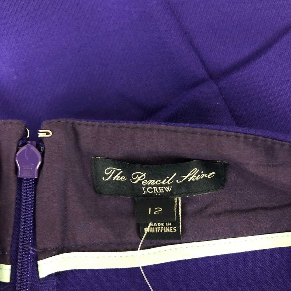 J. Crew Pencil skirt in double-serge cotton